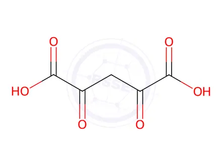 Chemical structure of 2,4-Dioxopentanedioic acid