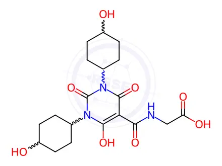 Chemical structure of Daprodustat Impurity 60