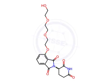 Chemical structure of Thalidomide-O-PEG3-OH