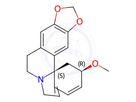 Chemical structure of (+)-Erythraline