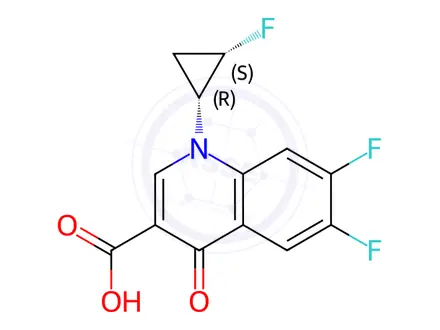 Chemical structure of Sitafloxacin Impurity 156