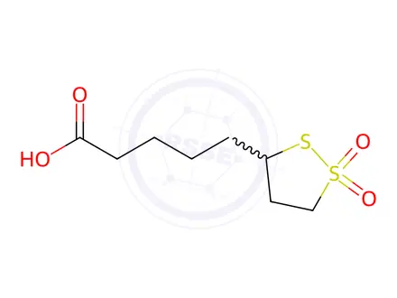 Chemical structure of Thioctic Acid Impurity 139