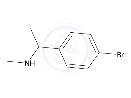 Chemical structure of 1-(4-Bromophenyl)-n-methylethan-1-amine