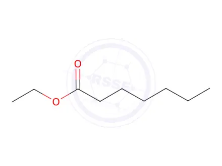 Chemical structure of Ethyl heptanoate