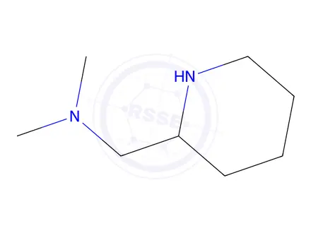 Chemical structure of N,N-dimethyl-1-(piperidin-2-yl)methanamine