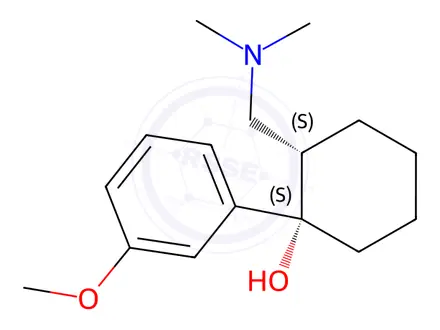 Chemical structure of (-)-Tramadol