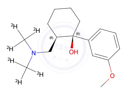 Chemical structure of (+)-Tramadol D6