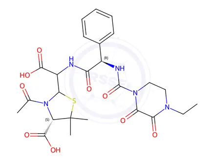 Chemical structure of Piperacillin EP Impurity F
