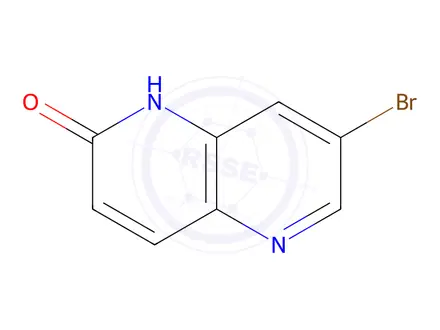 Chemical structure of 7-bromo-1,2-dihydro-1,5-naphthyridin-2-one