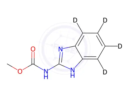 Chemical structure of Carbendazim-[D4] in methanol
