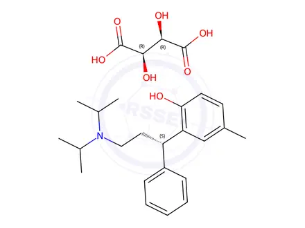 Chemical structure of Tolterodine EP Impurity F(Tartrate)