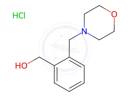 Chemical structure of (2-(Morpholinomethyl)phenyl)methanol hydrochloride
