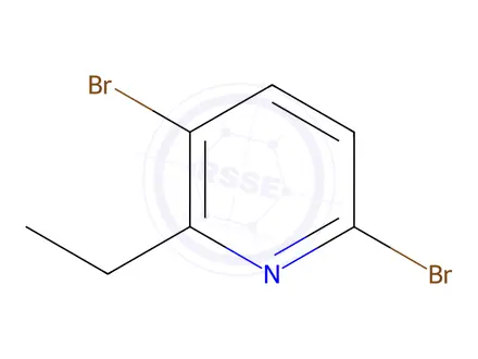 Chemical structure of 3,6-Dibromo-2-ethylpyridine