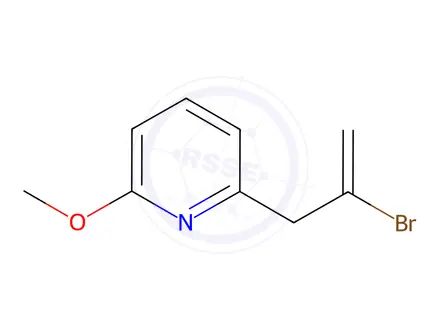 Chemical structure of 2-Bromo-3-(6-methoxy-2-pyridyl)-1-propene