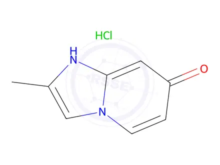 Chemical structure of 2-Methylimidazo[1,2-a]pyridin-7-ol hydrochloride