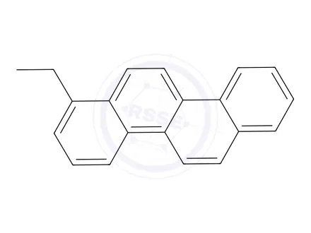 Chemical structure of 1-Ethylchrysene