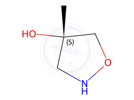 Chemical structure of (S)-4-methylisoxazolidin-4-ol