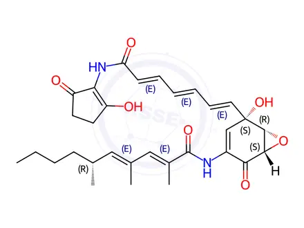 Chemical structure of Manumycin A