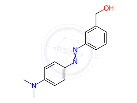 Chemical structure of 3'-hydroxymethyl-4-(dimethylamino)azobenzene