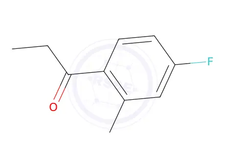 Chemical structure of 1-(4-Fluoro-2-methylphenyl)propan-1-one