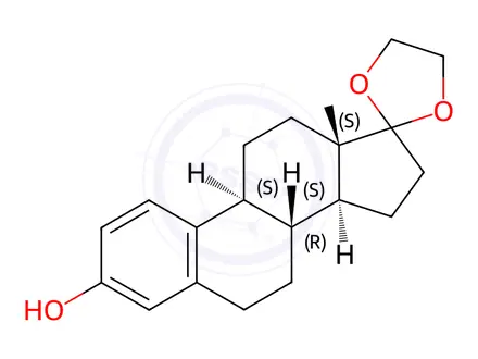 Chemical structure of Estrone Impurity 25