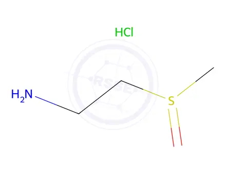 Chemical structure of 2-(Methylsulfinyl)ethan-1-amine Hydrochloride