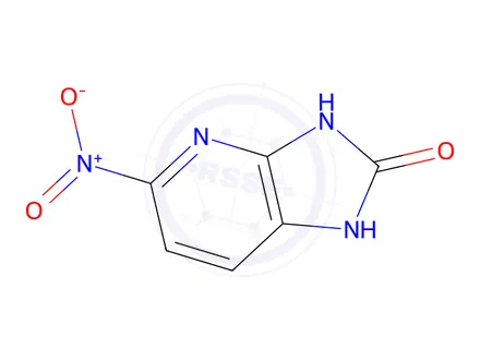 Chemical structure of 1,3-Dihydro-5-nitro-2H-imidazo[4,5-B]pyridin-2-one