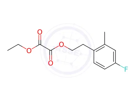 Chemical structure of Ethyl 4-fluoro-2-methylphenethyl oxalate