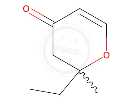 Chemical structure of 2-Ethyl-2-methyl-2,3-dihydro-4H-pyran-4-one