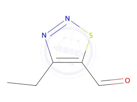 Chemical structure of 4-Ethyl-1,2,3-thiadiazole-5-carbaldehyde