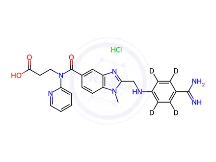 Chemical structure of Dabigatran HCl-[D4]