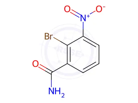 Chemical structure of 2-Bromo-3-nitrobenzamide