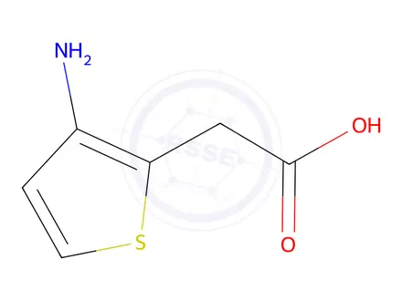 Chemical structure of 2-(3-Aminothiophen-2-yl)acetic acid