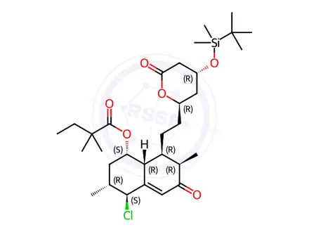 Chemical structure of Simvastatin Impurity 37