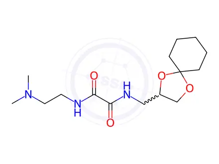 Chemical structure of N1-((1,4-Dioxaspiro[4.5]decan-2-yl)methyl)-N2-(2-(dimethylamino)ethyl)oxalamide