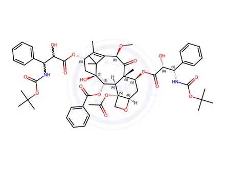 Chemical structure of Cabazitaxel EP Impurity E