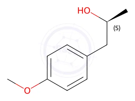 Chemical structure of (2S)-1-(4-Methoxyphenyl)propan-2-ol