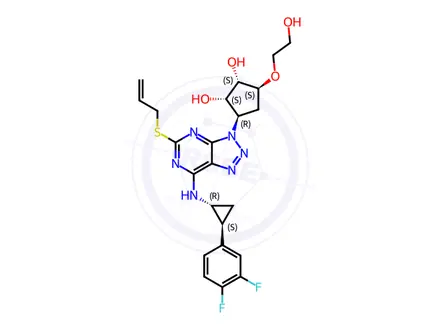 Chemical structure of Ticagrelor Impurity 345