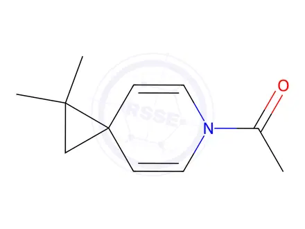 Chemical structure of 1,1-Dimethyl-6-acetyl-6-azaspiro[2.5]octa-4,7-diene