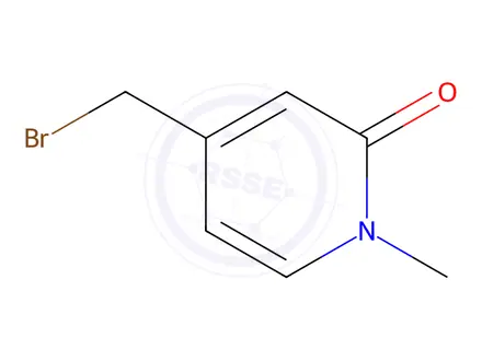 Chemical structure of 4-(Bromomethyl)-1-methylpyridin-2(1H)-one