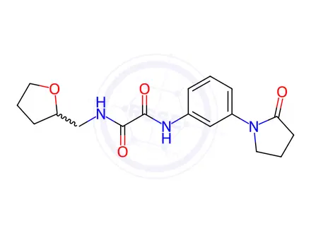 Chemical structure of N1-(3-(2-Oxopyrrolidin-1-yl)phenyl)-N2-((tetrahydrofuran-2-yl)methyl)oxalamide