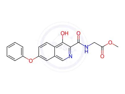 Chemical structure of Roxadustat Impurity 273