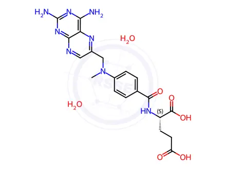 Chemical structure of Methotrexate Dihydrate
