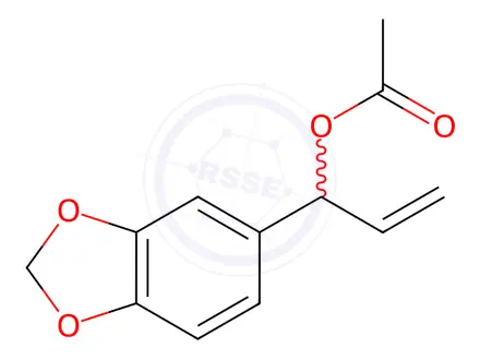 Chemical structure of 1'-acetoxysafrole