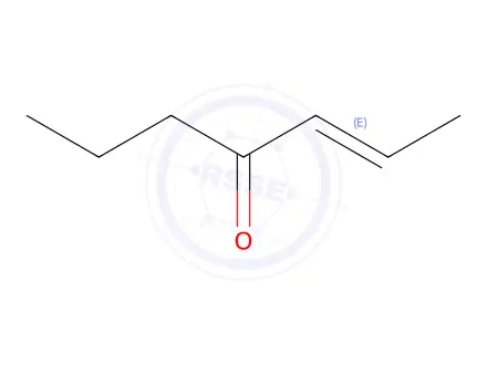 Chemical structure of (E)-2-Hepten-4-one