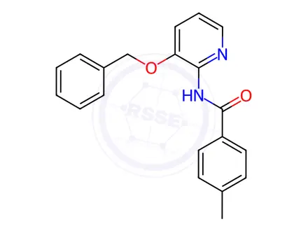Chemical structure of N-(3-(benzyloxy)pyridin-2-yl)-4-methylbenzamide