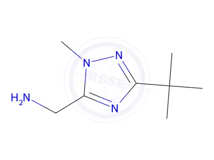 Chemical structure of (3-(Tert-butyl)-1-methyl-1h-1,2,4-triazol-5-yl)methanamine