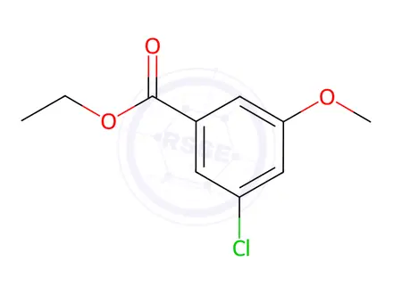 Chemical structure of Ethyl 3-chloro-5-methoxybenzoate