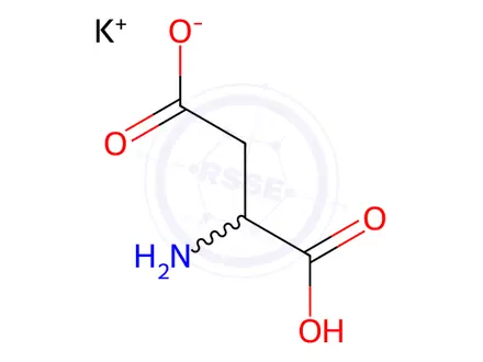 Chemical structure of Asparagine Impurity 20 Potassium Salt