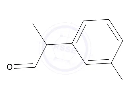 Chemical structure of 2-(3-Bromophenyl)propanal